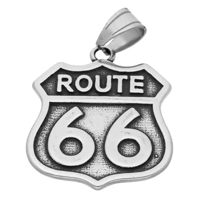 Ewena Přívěsek Route 66 z oceli KB621