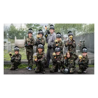 Paintball Beroun - otevřené i soukromé hry pro děti i dospělé - Paintball Beroun - junior paintb