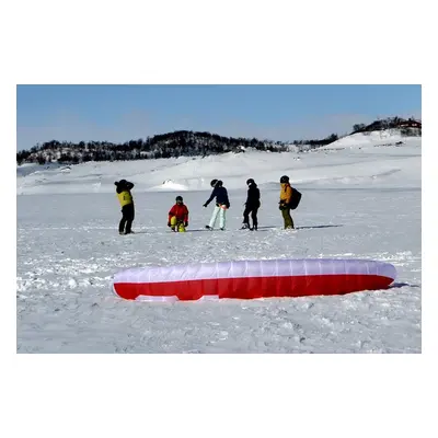 Snowkiting Polička - nauč se kiting na sněhu - Jednodenní kurz snowkitingu