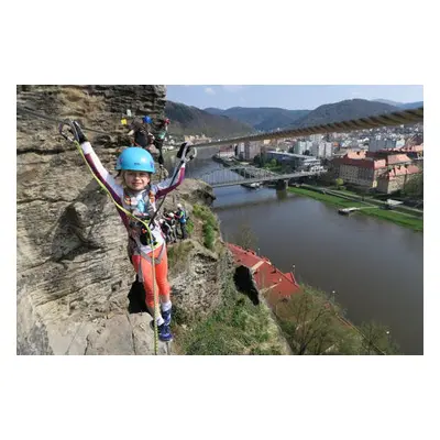 Kurz lezení via ferrata Pastýřská stěna