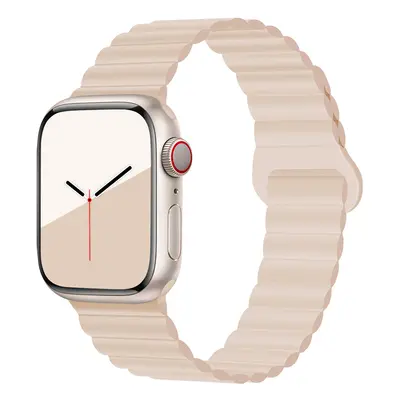 Stylový řemínek s magnetem pro Apple Watch - Béžový Barva: Antique, Velikost: 38/40/41mm