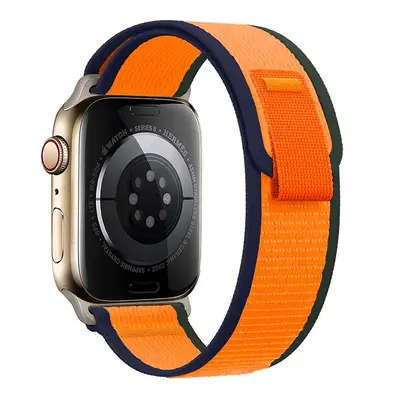 Trailový nylonový řemínek na Apple Watch - Oranžový Barva: Papaya, Velikost: 38/40/41mm