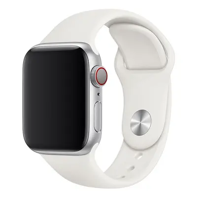 Jednobarevný řemínek pro Apple Watch - Bílý Barva: Bílá, Velikost: 38/40/41mm, Obvod zápěstí: S-