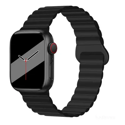 Stylový řemínek s magnetem pro Apple Watch - Černý Barva: Černá, Velikost: 38/40/41mm