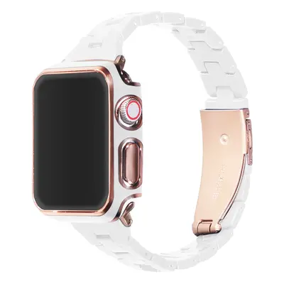 Elegantní řemínek s pouzdrem pro Apple Watch - Bílý Barva: Bílá, Velikost: 38mm