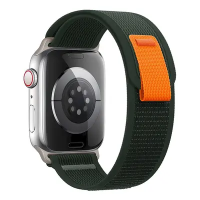 Trailový nylonový řemínek na Apple Watch - Army Green Barva: Khaki, Velikost: 42/44/45/49mm