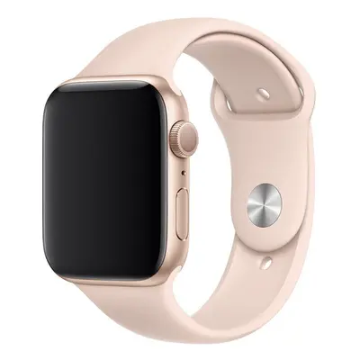 Jednobarevný řemínek pro Apple Watch - Pink sand Barva: Pink sand, Velikost: 42/44/45/49mm, Obvo