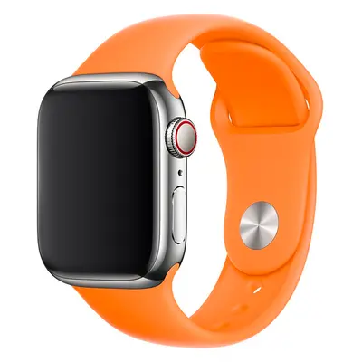 Jednobarevný řemínek pro Apple Watch - Vitamin C Barva: Papaya, Velikost: 42/44/45/49mm, Obvod z