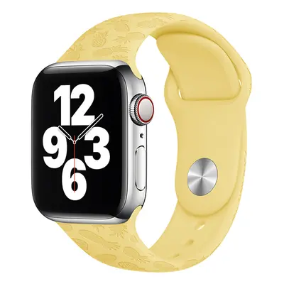 Letní řemínek pro Apple Watch - Žlutý ananas Barva: Žlutá, Velikost: 42/44/45/49mm, Obvod zápěst