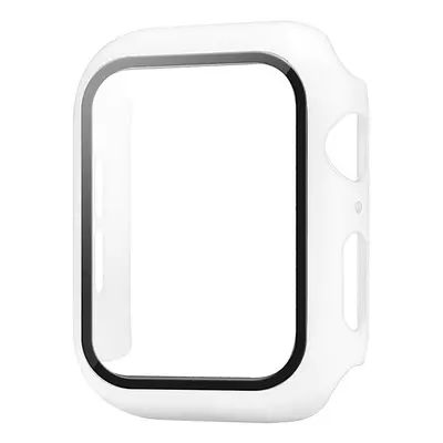 Ochranné pouzdro s tvrzeným sklem pro Apple Watch - Bílé Velikost: 38mm