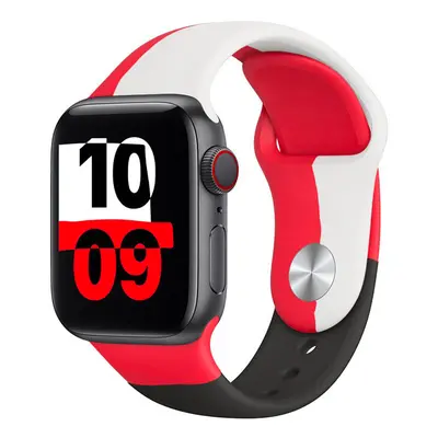 Barevný řemínek pro Apple Watch - Flamenco Barva: Bílá, Velikost: 38/40/41mm, Obvod zápěstí: S-M