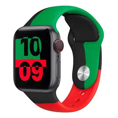 Barevný řemínek pro Apple Watch - Tango Barva: Červená, Velikost: 38/40/41mm, Obvod zápěstí: S-M