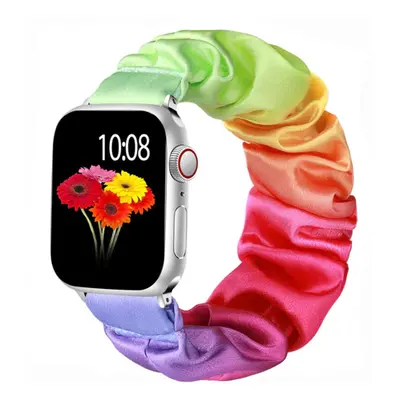 Stylový řemínek pro Apple Watch - Duhový Barva: Rainbow black, Velikost: 38/40/41mm