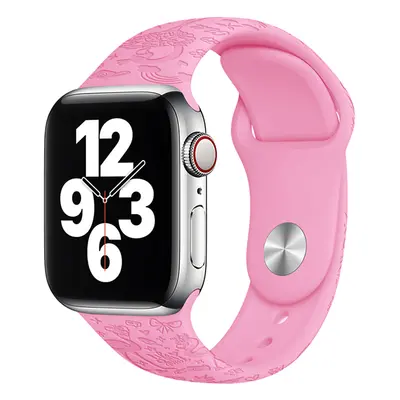 Letní řemínek pro Apple Watch - Barbie plameňáci Barva: Barbie, Velikost: 42/44/45/49mm, Obvod z