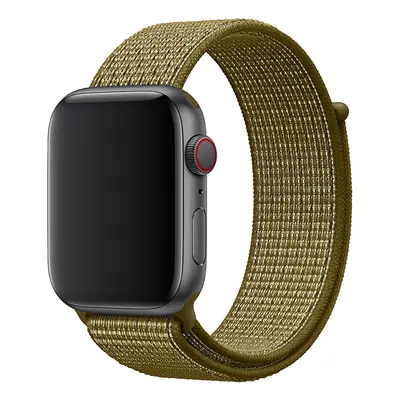 Nylonový řemínek na Apple Watch - Olivový Barva: Olivová, Velikost: 42/44/45/49mm