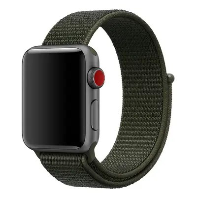 Nylonový řemínek na Apple Watch - Khaki Barva: Khaki, Velikost: 42/44/45/49mm