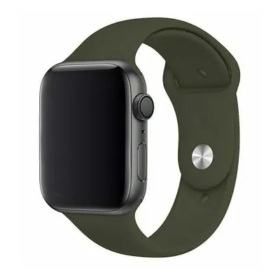 Jednobarevný řemínek pro Apple Watch - Olivový Barva: Khaki, Velikost: 38/40/41mm, Obvod zápěstí