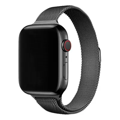 Elegantní dámský řemínek pro Apple Watch v milánském stylu - Černý Barva: Černá, Velikost: 42/44