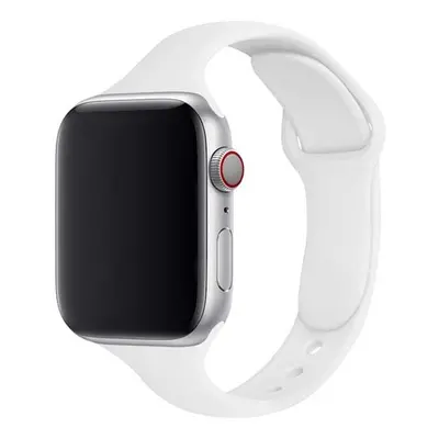 Dámský jednobarevný řemínek pro Apple Watch - Bílý Barva: Bílá, Velikost: 42/44/45/49mm, Obvod z