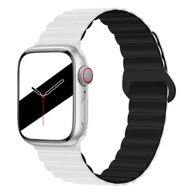 Stylový řemínek s magnetem pro Apple Watch - Černo-bílý Barva: Černo-bílá, Velikost: 38/40/41mm