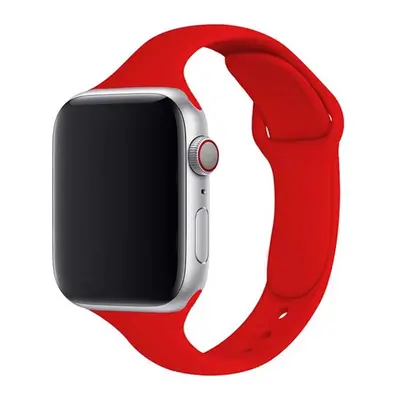 Dámský jednobarevný řemínek pro Apple Watch - Červený Barva: Červená, Velikost: 38/40/41mm, Obvo