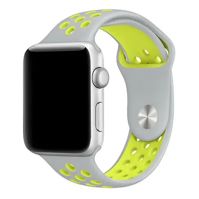 Sportovní řemínek na Apple Watch - Silver-Volt Barva: Silver-Volt, Velikost: 38/40/41mm, Obvod z