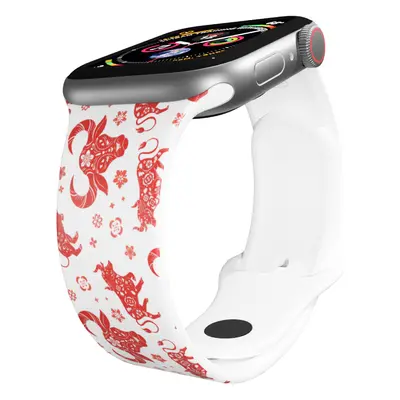 Apple watch řemínek Buvol Barva: Bílá, Rozměr: 38/40/41mm