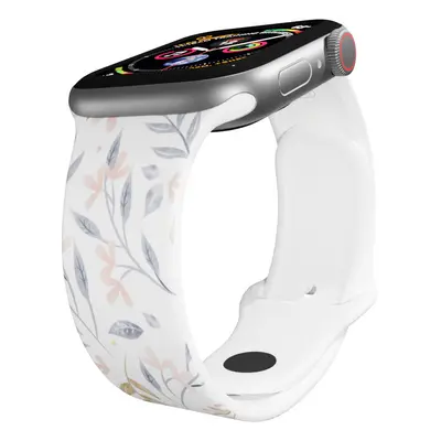 Apple watch řemínek Kytky Rozměr: 38/40/41mm, barva pásku: černá