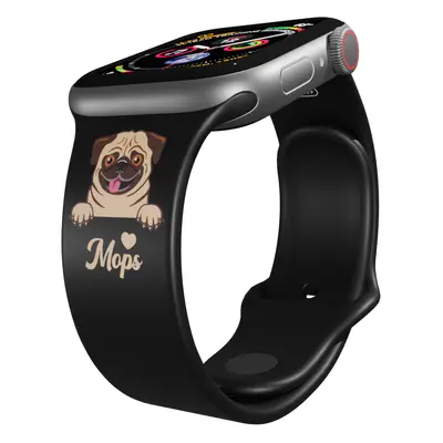 Apple watch řemínek Mopsík Rozměr: 38/40/41mm