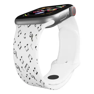 Apple watch řemínek Hudební noty Barva: Černá, Rozměr: 38/40/41mm