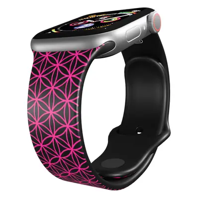 Apple watch řemínek geometrie fialová Rozměr: 42/44/45/49mm, barva designu: fialová