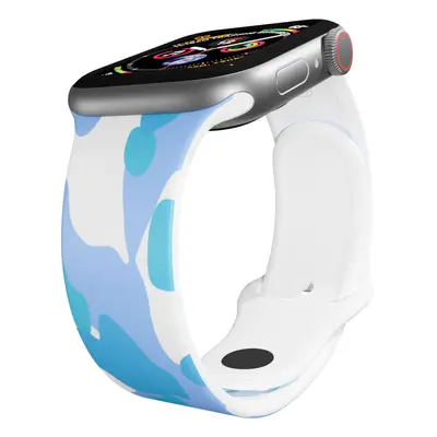 Apple watch řemínek Maskáč modrý Barva: Bílá, Rozměr: 42/44/45/49mm