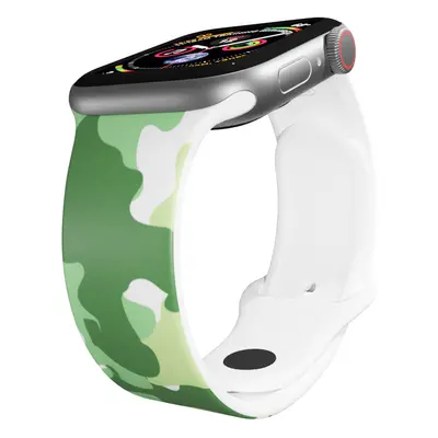 Apple watch řemínek Maskáč zelený Barva: Bílá, Rozměr: 38/40/41mm