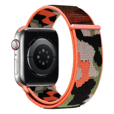 Nylonový řemínek kamufláž pro Apple Watch 38/40/41mm Barevná varianta: Oranžová kamufláž