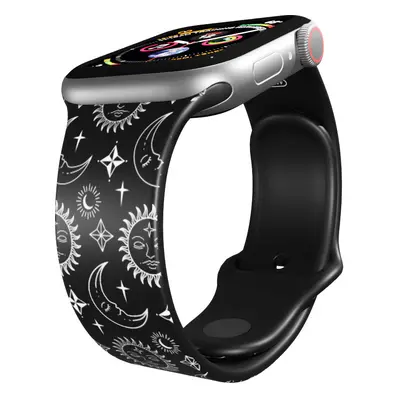 Apple watch řemínek Hvězdárna v bílém Barva: Černá, Rozměr: 38/40/41mm