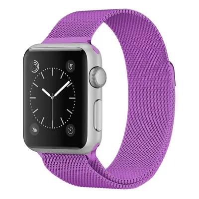 Milánský tah magnetický pro Apple Watch 42/44/45/46/49mm Barevná varianta: Fialová