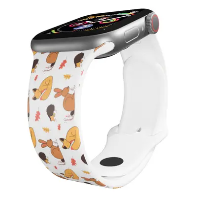 Apple watch řemínek Kočka v listí Barva: Bílá, Rozměr: 38/40/41mm