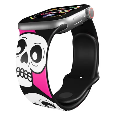 Apple watch řemínek Lebky růžové Rozměr: 38/40/41mm