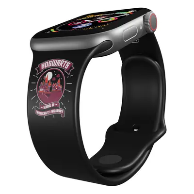 Apple watch řemínek Harry Potter - Bradavice 2 Rozměr: 38/40/41mm, barva pásku: černá