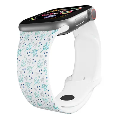 Apple watch řemínek Bršlice modrá Barva: Bílá, Rozměr: 42/44/45/49mm