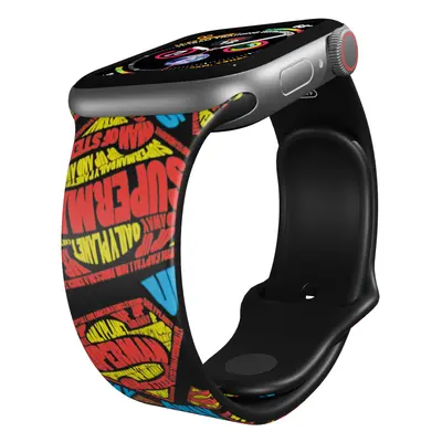 Apple watch řemínek Superman - Nápisy Barva: Vícebarevná, Pro Přístroj: Xiaomi Mi Band 7