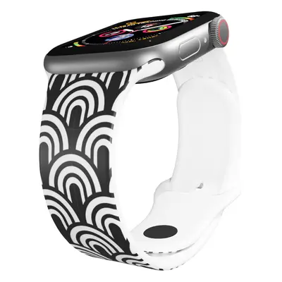 Apple watch řemínek Půlkroužky Barva: Bílá, Rozměr: 38/40/41mm