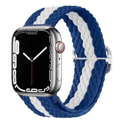 Pletený řemínek pro Apple Watch 38/40/41mm Barevná varianta: Modro-bílý