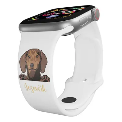 Apple watch řemínek Border kolie Rozměr: 38/40/41mm, barva pásku: černá