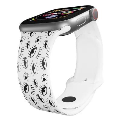 Apple watch řemínek Oči Barva: Bílá, Rozměr: 38/40/41mm