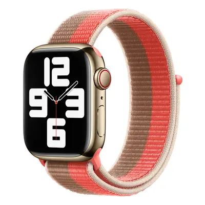 Nylonový řemínek pro Apple Watch 42/44/45/46/49mm Barevná varianta: Růžovo-hnědá