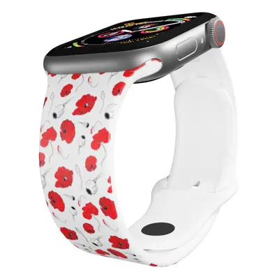 Apple watch řemínek Vlčí máky Rozměr: 38/40/41mm