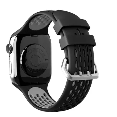 Perforovaný řemínek s dvojitým zapínáním pro Apple Watch 42/44/45/46/49mm Barevná varianta: Červ