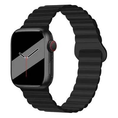 Silikonový magnetický řemínek pro Apple Watch 38/40/41mm Barva: Modro-Bílá