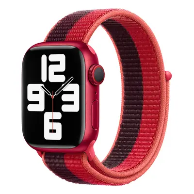 Nylonový řemínek pro Apple Watch 38/40/41mm Barevná varianta: Červeno-Černá